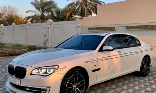 بي ام دبليو 740 شرط 2014 ابيض